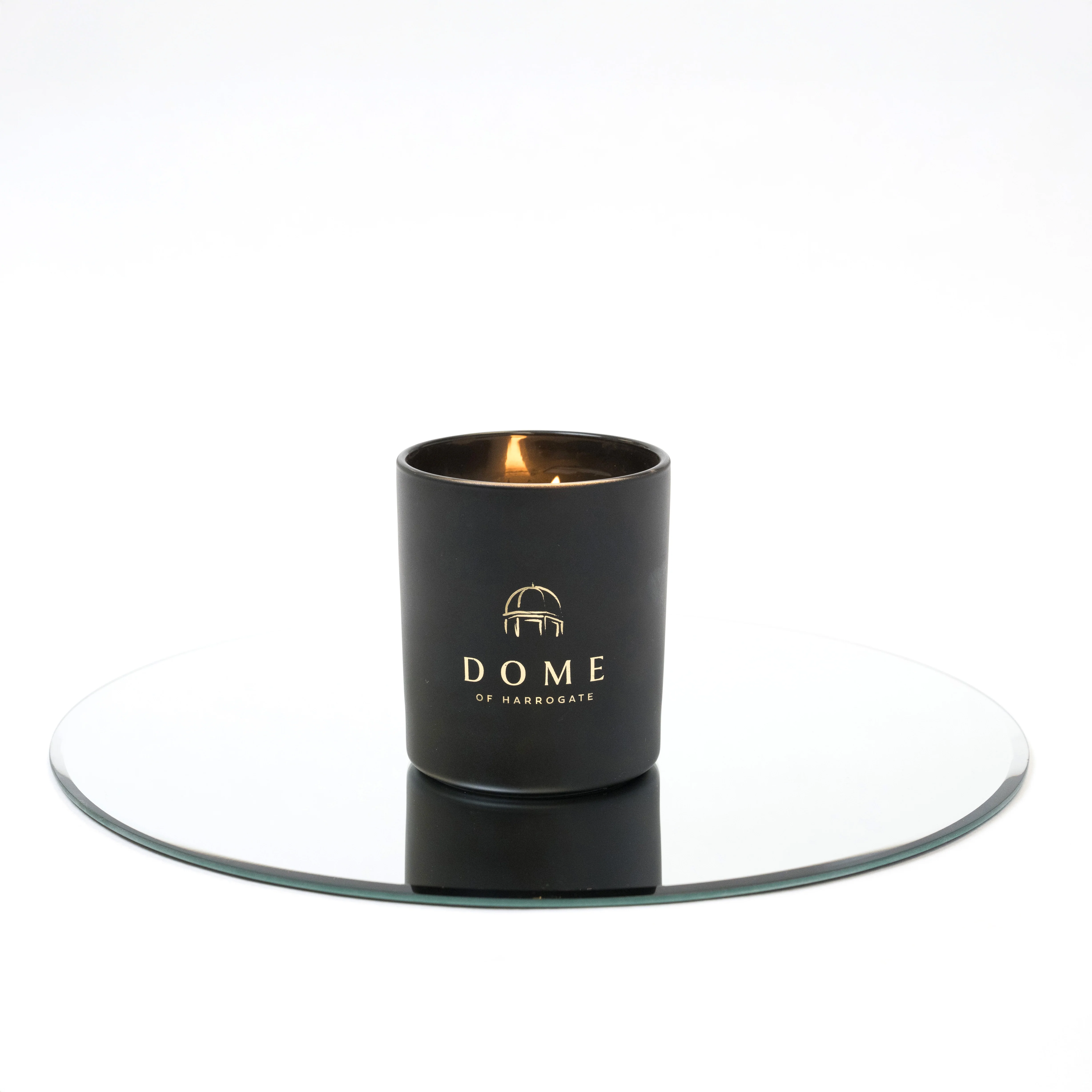 30cm Round Mirror Candle Plate - Image 3