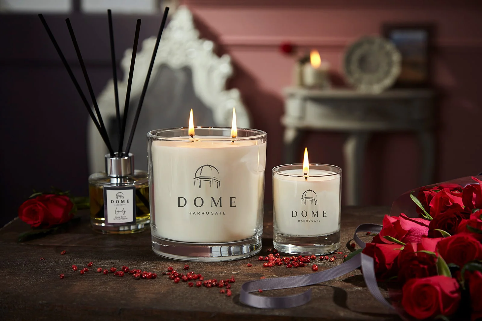 LOVELY  Rock Rose & Pink Pepper Mood Candle 10cl/90g - Image 4